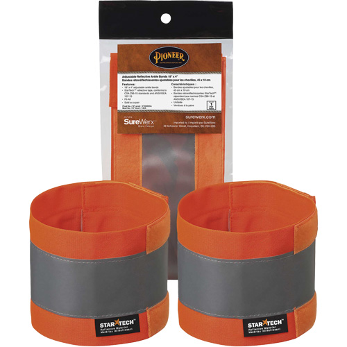 142A High-Visibility Adjustable Ankle Bands MAS Chibougamau