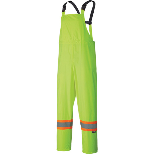 5599 Lightweight Waterproof Rain Suit, Polyester/PVC, X-Small, High Visibility Lime-Yellow MAS Chibougamau