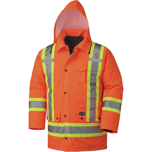 5020 Manteau imperm&eacute;able 7 en 1, Orange haute visibilit&eacute;, 5T-Grand MAS Chibougamau
