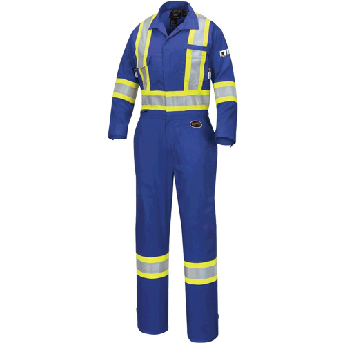 7704W Combinaison FR-Tech ignifuge/contre les arcs pour femme, Taille T-petit, Bleu royal, 10 cal/cm² MAS Chibougamau