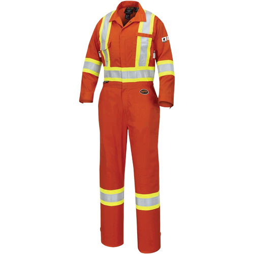 7702W Combinaison FR-Tech ignifuge/contre les arcs pour femme, Taille T-petit, Orange haute visibilit&eacute;, 10 cal/cm² MAS Chibougamau