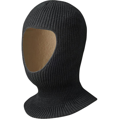 5562A Cagoule doubl&eacute;e &agrave; un trou, Noir MAS Chibougamau