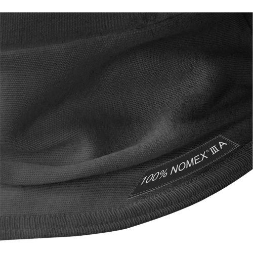 C214BK Cagoule &agrave; un trou en tricot moyen, Noir, Nomex MAS Chibougamau