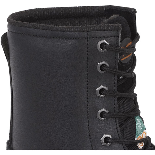1027 Bottes de travail 8" noires, Cuir, Embout Acier, Taille 10 MAS Chibougamau