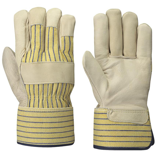 536 Fitter's Gloves, One Size, Grain Cowhide Palm MAS Chibougamau