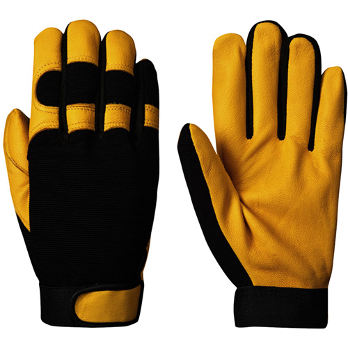 890 Gants ergonomiques de m&eacute;canicien, Paume Cuir fleur de ch&egrave;vre, Taille Petit MAS Chibougamau