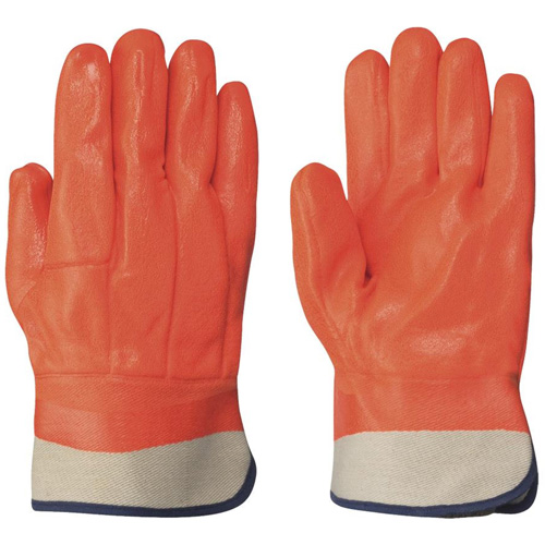 846 Lined Gloves, One Size, Foam PVC Coating, PVC Shell MAS Chibougamau