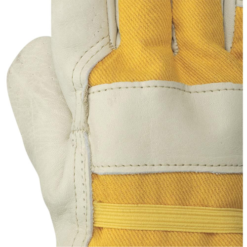 537FLRF Insulated Fitter's Gloves, One Size, Grain Cowhide Palm, Boa Inner Lining MAS Chibougamau