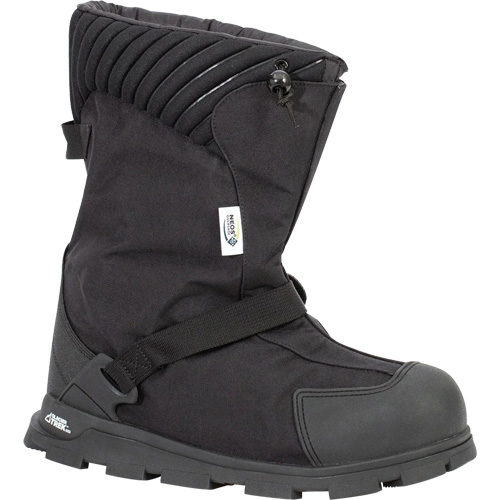 Couvre-chaussure isol&eacute;s &agrave; crampons Explorer Glacier Trek, Nylon/Polyur&eacute;thane/Caoutchouc, Boucles et crochets, Convient &agrave; Hommes 5 - 6,5/Femmes 6 - 8 MAS Chibougamau