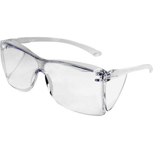 Lunettes de s&eacute;curit&eacute; OTG Guest-Gard, Lentille Transparent, ANSI Z87+/R&eacute;pond ou surpasse la norme CSA Z94.3 MAS Chibougamau