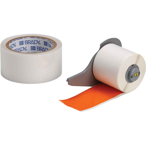 Ruban adh&eacute;sif polyvalent ToughStripe ultra-robuste avec pellicule de protection, Polyester, Orange, Largeur de 2" MAS Chibougamau