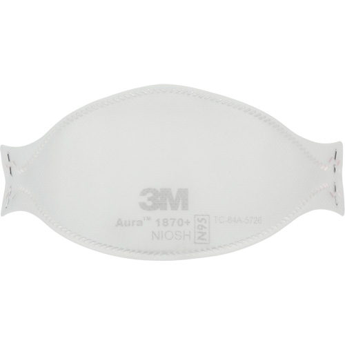 Aura Health Care Particulate Respirator & Surgical Mask 1870+, N95, NIOSH/FDA-Approved Certified MAS Chibougamau