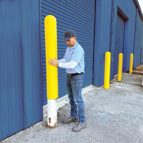 Ultra-Post Protector, 6" dia. x 52" l, Jaune MAS Chibougamau