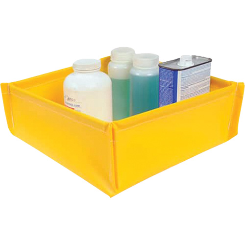 Flexible Ultra-Utility Tray&reg;, 12" L x 12" W x 4.8" H, 1.5 US Gal. Spill Capacity MAS Chibougamau
