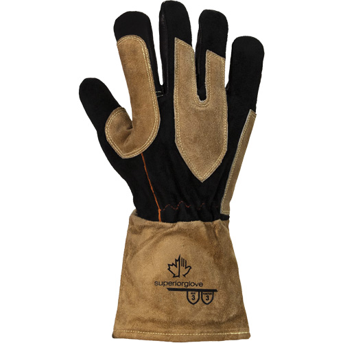 Endura&reg; 505GP MIG Welding Gloves, Grain Goatskin, Size Medium MAS Chibougamau