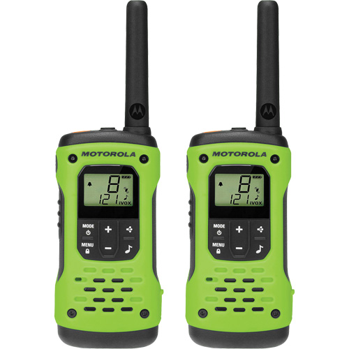 Radios bidirectionnelles TalkAbout T600 s&eacute;rie H2O, Bande FRS/GMRS, 22 canaux, Port&eacute;e 56 km MAS Chibougamau