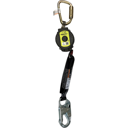 Limiteur de chute personnel TurboLite+ Miller, 6', Sangles, Stationnaire MAS Chibougamau