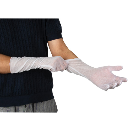 Lightweight Inspection Gloves, Poly/Cotton, Hemmed Cuff, Men's MAS Chibougamau
