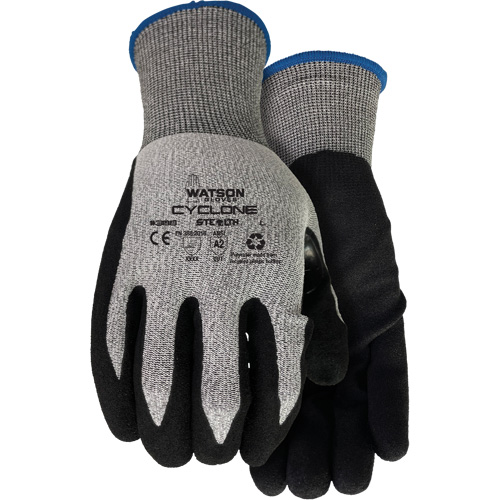Gants r&eacute;sistant &agrave; la coupe 388 Stealth Cyclone, Taille T-petit, Calibre 18, Rev&ecirc;tement Nitrile, Enveloppe en PEHP/Polyester, ASTM ANSI niveau A2/EN 388 niveau 3 MAS Chibougamau