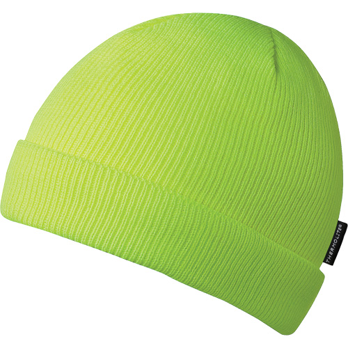 5567A Toque, Acrylic Lining, One Size, High-Visibility Lime-Yellow MAS Chibougamau