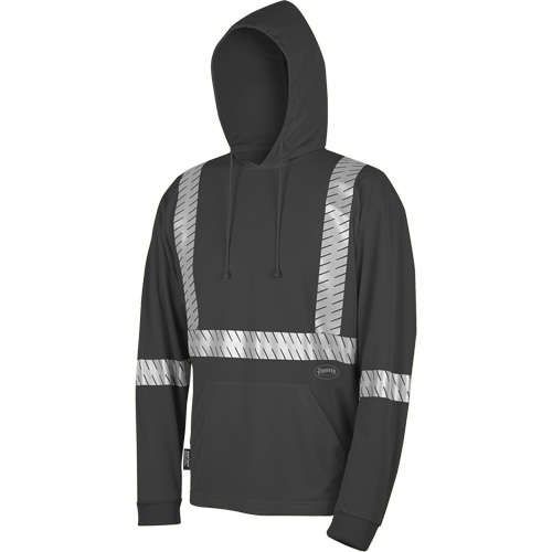 6966 Bird's-Eye Safety Hoodie, Small, Black MAS Chibougamau