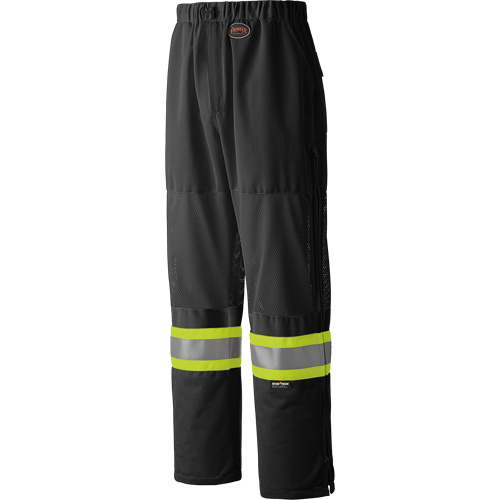 6003BKP Traffic Safety Pants, Polyester, Small, Black MAS Chibougamau