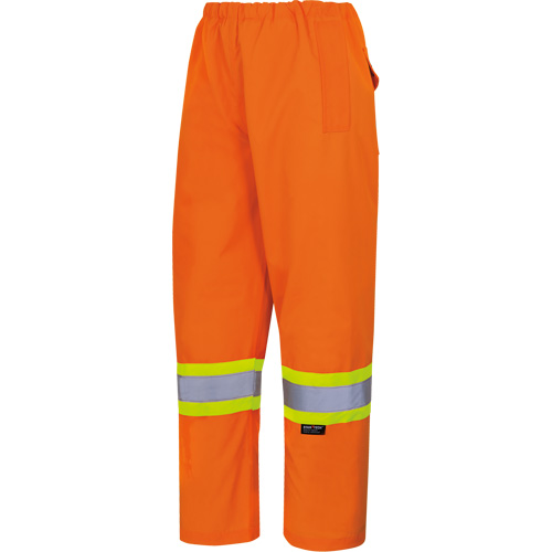 5586 450D Waterproof Safety Pants, Polyester/Polyurethane, 4X-Large, High Visibility Lime-Yellow MAS Chibougamau
