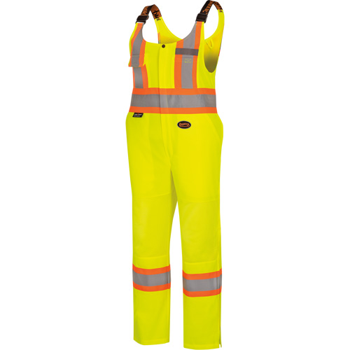 6000W Combinaison de s&eacute;curit&eacute; routi&egrave;re haute visibilit&eacute; pour femmes, Polyester, T-petit, Jaune lime haute visibilit&eacute; MAS Chibougamau
