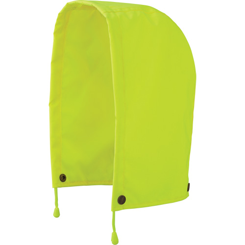 5401H Capuchon pour manteau de s&eacute;curit&eacute; imperm&eacute;able haute visibilit&eacute; ind&eacute;chirable en 300D trilob&eacute;, Jaune lime haute visibilit&eacute;, Polyester MAS Chibougamau