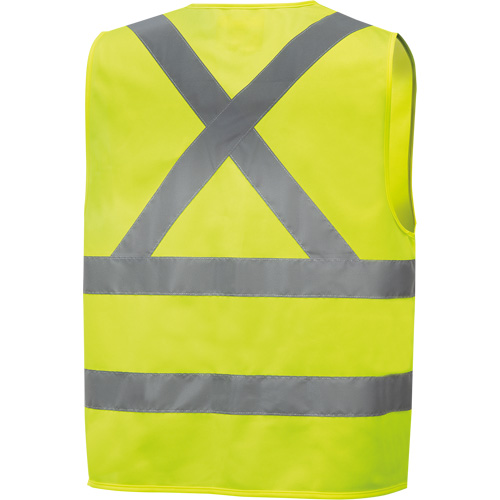 6886 High-Visibility Tricot Safety Vest, High Visibility Lime-Yellow, Small, Polyester MAS Chibougamau