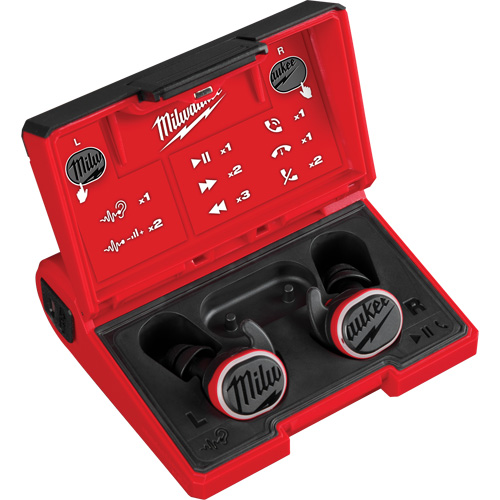 &eacute;couteurs boutons pour le chantier Redlithium USB Bluetooth MAS Chibougamau