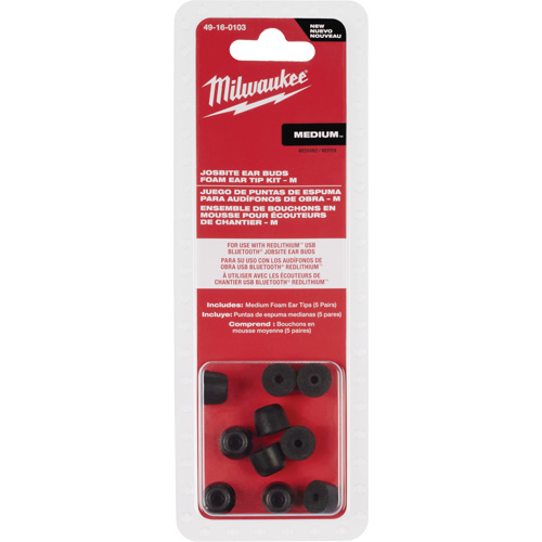 Medium Jobsite Ear Buds Ear Tip Kits MAS Chibougamau