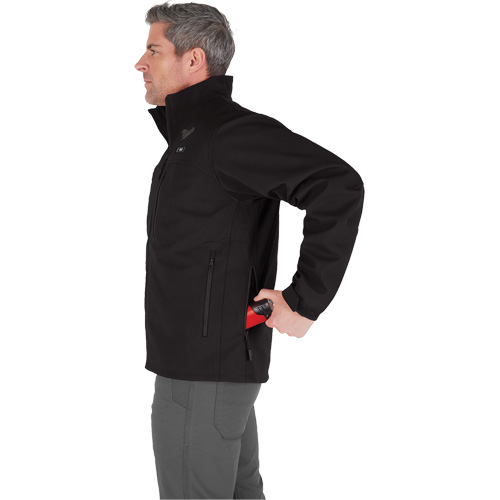 Manteau chauffante M12 ToughShell (manteau seulement), Hommes, Grand, Noir MAS Chibougamau