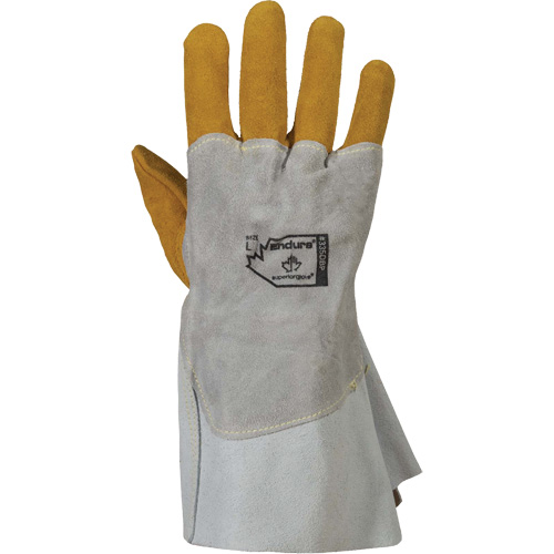 Endura&reg; 335DBP Welding Gloves, Split Cowhide/Split Elkhide, Size Small MAS Chibougamau