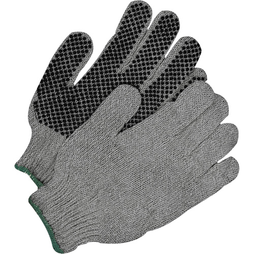 Grip Gloves, Poly/Cotton, Single Sided, X-Large MAS Chibougamau