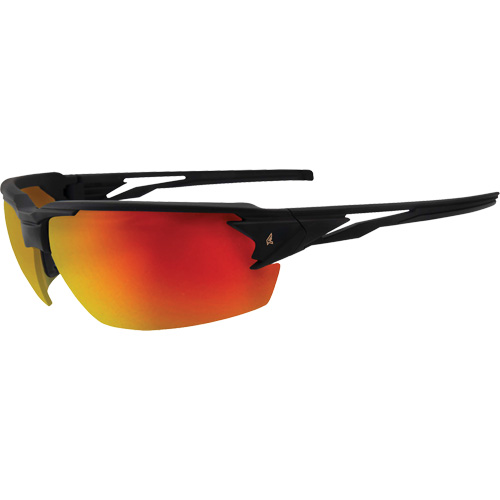 Pumori Safety Glasses, Red/Mirror Lens, Anti-Scratch, ANSI Z87+/MCEPS GL-PD 10-12/Meets/Exceeds CSA Z94.3 MAS Chibougamau