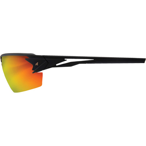 Pumori Safety Glasses, Red/Mirror Lens, Anti-Scratch, ANSI Z87+/MCEPS GL-PD 10-12/Meets/Exceeds CSA Z94.3 MAS Chibougamau