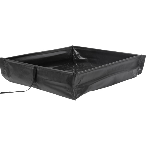 Collapsible Roll-Up Spill Berm, 60 US gal. Capacity, 4' W x 4' L x 6" H MAS Chibougamau
