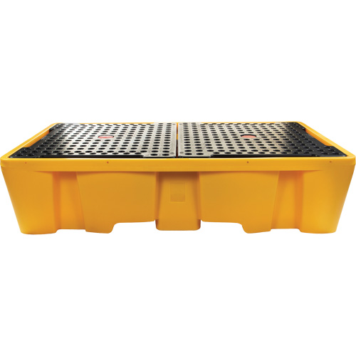 Double palette de d&eacute;versements IBC, Capacit&eacute; de d&eacute;versement 317 gal. US, 89" x 57" x 23" MAS Chibougamau