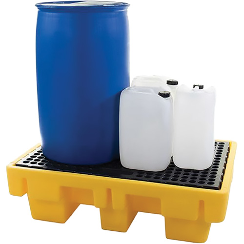 2-Drum Spill Pallet, 61 US gal. Spill Capacity, 51.5" x 36" x 15" MAS Chibougamau