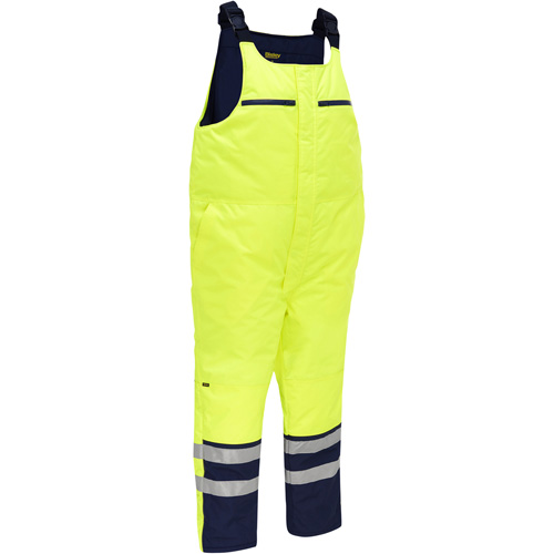 Salopette pour le froid extr&ecirc;me Bisley, Polyester, Petit, Jaune lime haute visibilit&eacute; MAS Chibougamau