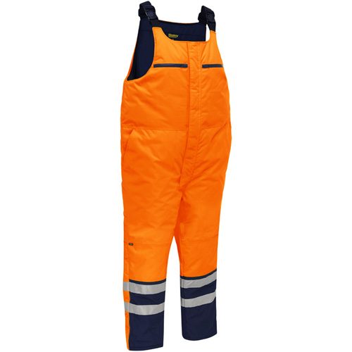 Salopette pour le froid extr&ecirc;me Bisley, Polyester, Petit, Orange haute visibilit&eacute; MAS Chibougamau
