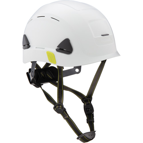 Fibre Metal Climbing Style Safety Helmet, Meets CSA Type 2, Ratchet Suspension, Vented MAS Chibougamau