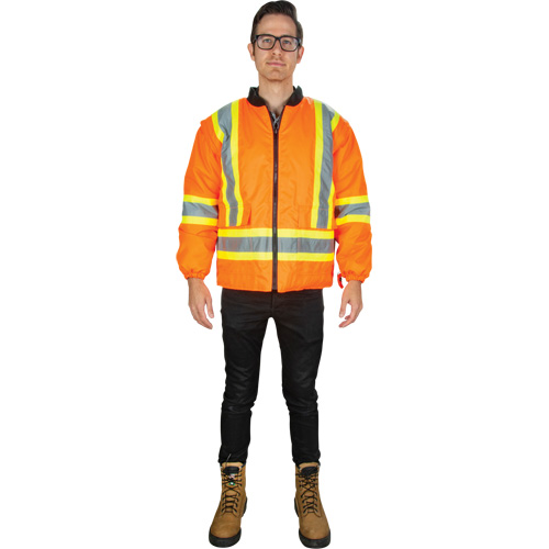 Waterproof 7-in-1 Winter Parka, High Visibility Orange, 2X-Large MAS Chibougamau