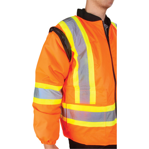 Waterproof 7-in-1 Winter Parka, High Visibility Orange, 2X-Large MAS Chibougamau
