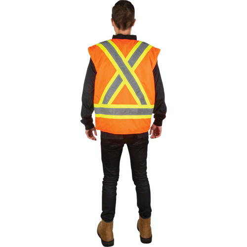 Waterproof 7-in-1 Winter Parka, High Visibility Orange, 2X-Large MAS Chibougamau