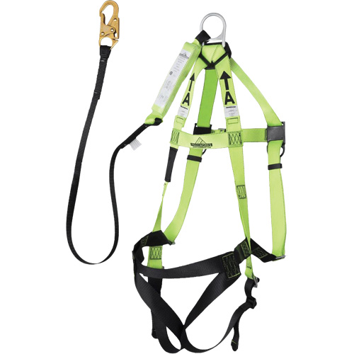 FBH-10000A5440-6 6' Class A Harness & Lanyard with 220 lbs. Capacity, Harness/Lanyard Combo MAS Chibougamau