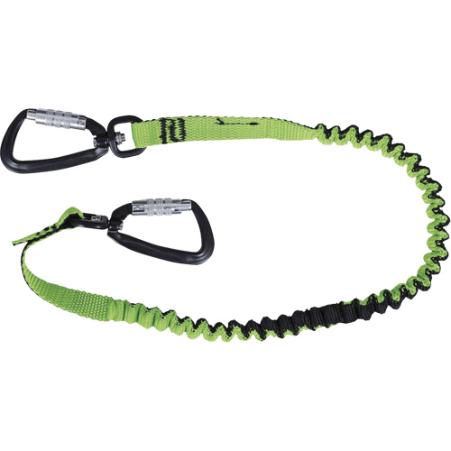 TT-9903 Slim Line Tool Lanyard, Bungee, Dual Carabiner MAS Chibougamau