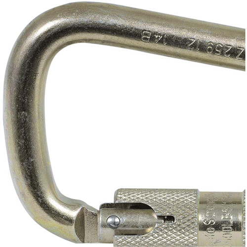 CP-03015-1 Zinc Plated Carabiner with 1" Gate Opening, Steel MAS Chibougamau