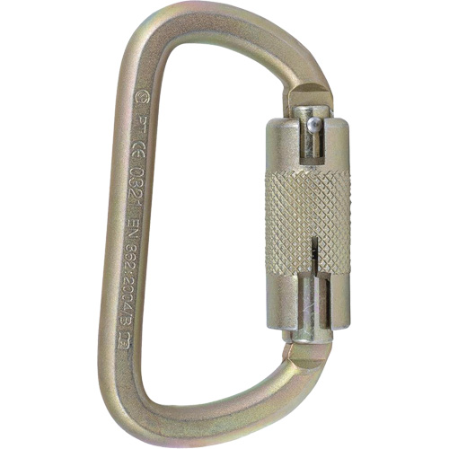 CP-03015-2 Mousqueton zingu&eacute; avec ouverte de portique de 3/4", Acier MAS Chibougamau